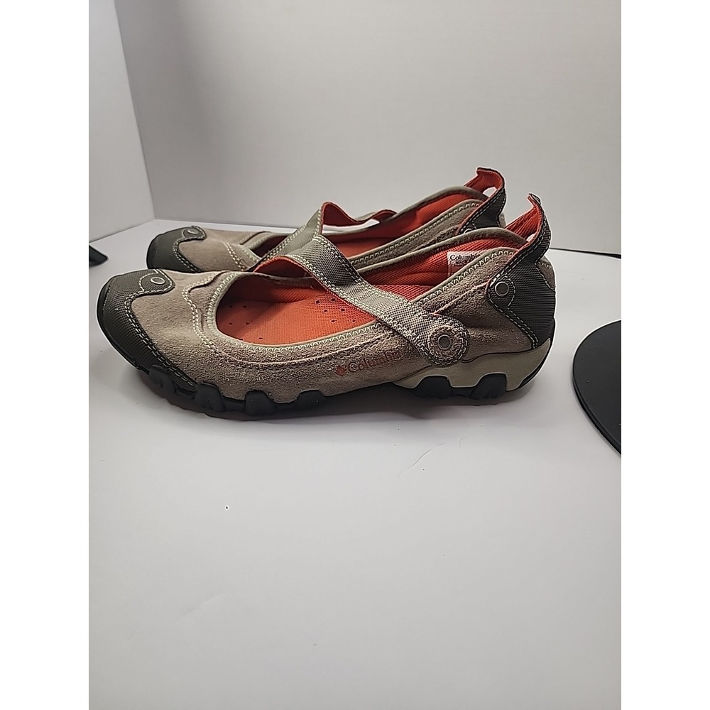 COLUMBIA Mary Jane Slip-On Comfort Shoes Size 7 Tan Flats - Picture 6 of 13